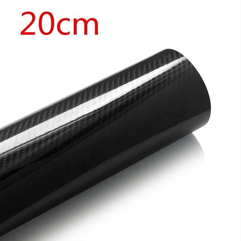 EstiloPelícula de vinilo de fibra de carbono - alto brillo - adhesivo para automóvil / motocicleta