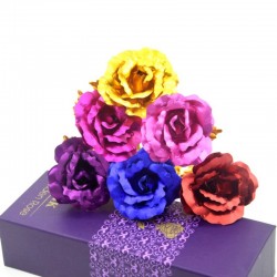 Infinity golden rose - with Love holder - boxValentine's day