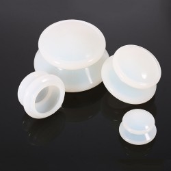 MasajeVentosas de silicona anticelulíticas - masajeador corporal - burbujas chinas - 4 piezas