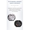 RelojesNAVIFORCE - reloj de cuarzo de moda - correa de cuero - resistente al agua - oro rosa / negro