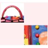 Leather backpack - with rivets - colorful rainbow colorsBackpacks