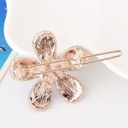 Pinzas de cabellopasador de pelo de flor de cristal