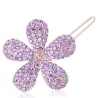 Pinzas de cabellopasador de pelo de flor de cristal