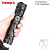 LinternasZ20 - XHP50 - batería 18650 - linterna LED - zoom - USB - resistente al agua