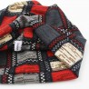 Sombreros / gorras2 en 1 - gorro / bufanda de invierno - diseño de cuadros - unisex