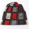 Sombreros / gorras2 en 1 - gorro / bufanda de invierno - diseño de cuadros - unisex