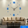 Pegatinas de paredReloj de pared 3D - adhesivo acrílico DIY - efecto espejo
