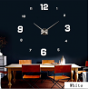 Pegatinas de paredReloj de pared 3D - adhesivo acrílico DIY - efecto espejo