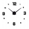 Pegatinas de paredReloj de pared 3D - adhesivo acrílico DIY - efecto espejo
