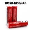 BateríasBatería de iones de litio 18650 - recargable - 3,7 V - 4800 mAh