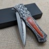 Cuchillos & multitoolsNavaja de bolsillo plegable - todo acero - patrón tallado