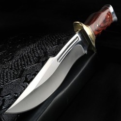 Cuchillos & multitoolsMilitary short knife - titanium alloy / wood