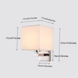 ApliquesAplique LED - lámpara textil moderna - E27 - 5W
