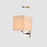 ApliquesAplique LED - lámpara textil moderna - E27 - 5W