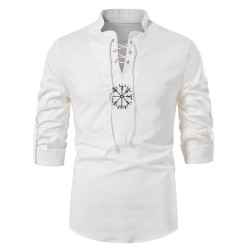CamisetasCamisa de algodón de manga larga - con cuello alto