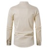 CamisetasCamisa de algodón de manga larga - con cuello alto