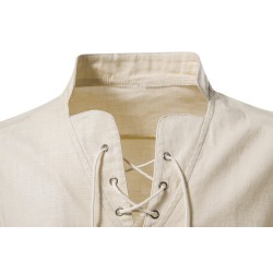 CamisetasCamisa de algodón de manga larga - con cuello alto