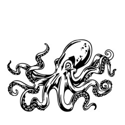 Car sticker - octopus patternStickers