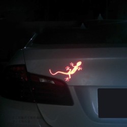 PegatinasAdhesivo reflectante para coche - patrón de gecko - 2 piezas