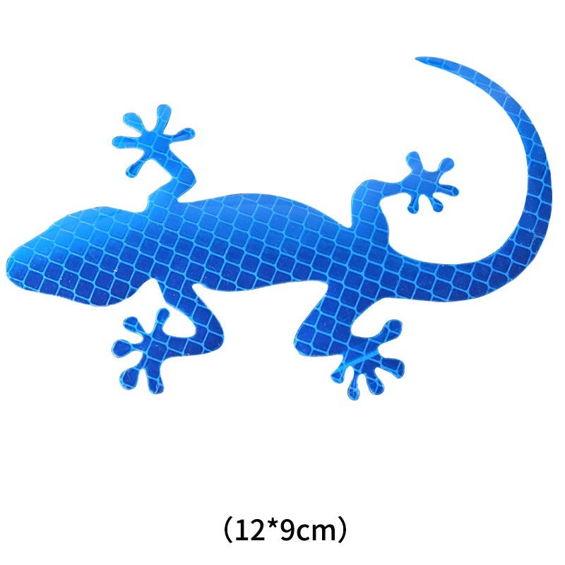 PegatinasAdhesivo reflectante para coche - patrón de gecko - 2 piezas