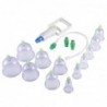 Vacuum cups - anti-cellulite massager - cupping therapy - Chinese medicine - 12 piecesMassage