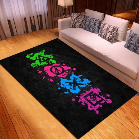 AlfombrasAlfombra decorativa - alfombra - símbolos de la consola de juegos