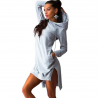 Hoodies & JerséisVestido con capucha para mujer - jersey largo