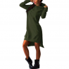 Hoodies & JerséisVestido con capucha para mujer - jersey largo