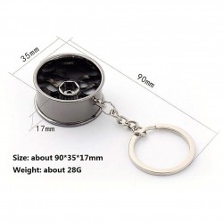 Car wheel rim - keychainKeyrings