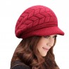 Sombreros & gorrasGorro de punto de lana de invierno con visera