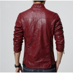 ChaquetasChaqueta de cuero delgada - con cremalleras / bolsillos