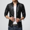 Slim leather jacket - with zippers / pocketsJackets