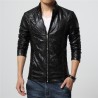 ChaquetasChaqueta de cuero delgada - con cremalleras / bolsillos