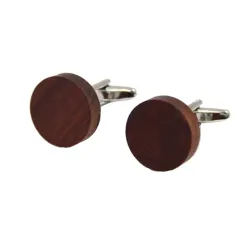 GemelosGemelos redondos de madera clásicos
