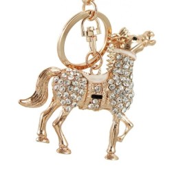 Crystal horse - keychainKeyrings