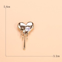 BrochesBroche en forma de corazón con circonitas