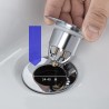 coladores de fregaderoTapón fregadero cocina/baño - botón emergente
