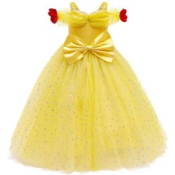 DisfracesVestido elegante con hombros descubiertos - Disfraz de niña amarillo