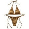 Sexy bikini set - metallic color effectBeachwear