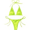 Baño y ropaConjunto de bikini sexy - efecto de color metalizado