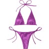 Baño y ropaConjunto de bikini sexy - efecto de color metalizado