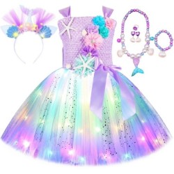 DisfracesVestido princesa / sirena - con LED - disfraz niña