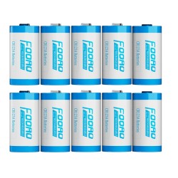 BateríasBatería 16340 CR123A - recargable - 3.7V - 800mAh - con cargador