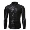 CamisetasCamisa de manga larga metalizada brillante - con adornos de lentejuelas
