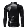 CamisetasCamisa de manga larga metalizada brillante - con adornos de lentejuelas