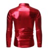 CamisetasCamisa de manga larga metalizada brillante - con adornos de lentejuelas