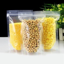Transparent plastic storage bags - zip-lock - 100 piecesStorage Bags