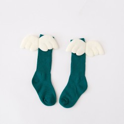Long cotton socks - with angel wingsClothing