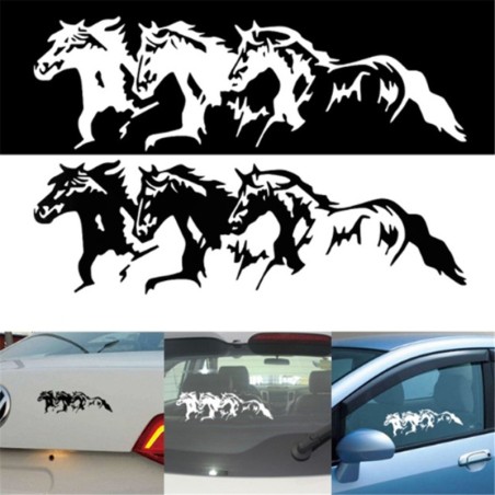 PegatinasVinilo adhesivo para coche - tres caballos