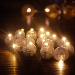 GlobosBolas luminosas LED RGB redondas - luz de fiesta / globo - 100 piezas